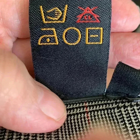 CYC Plaid Dress Pants, Wide Leg. dark  academia - Picture 6 of 6